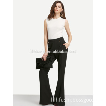 designer clothing manufacturers in china fall winter hot selling boot-cut pants women 2016